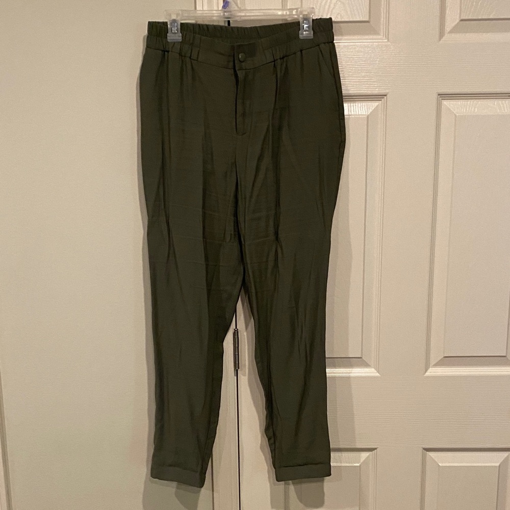 a new day Women's Dark Green Ankle Pants